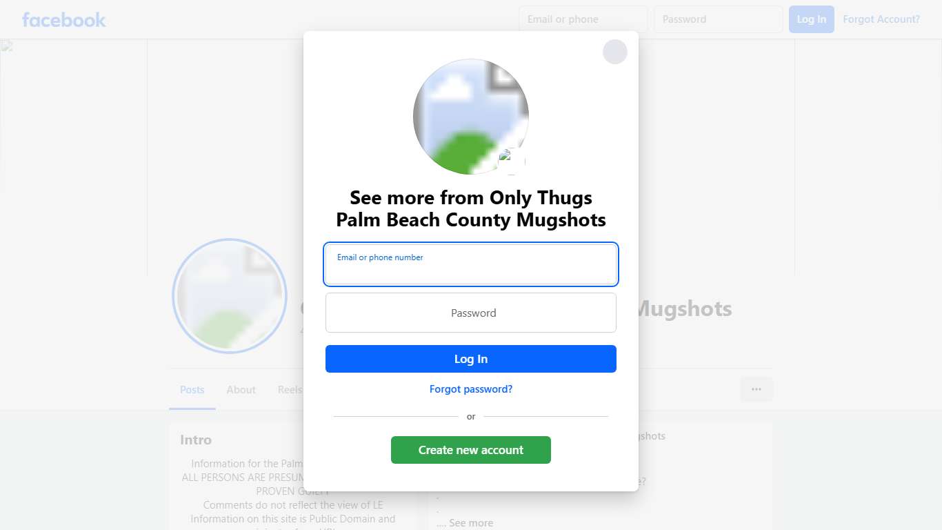 Only Thugs Palm Beach County Mugshots Facebook